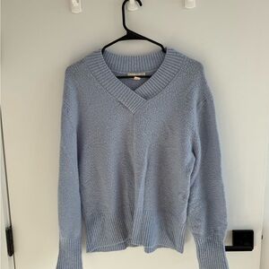 Treasure & Bond Light Blue V-Neck Sweater